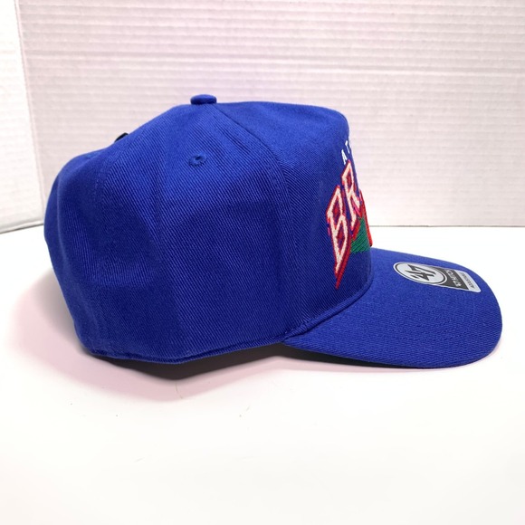 Atlanta Braves Cooperstown '47 Hitch Snapback Hat Royal Blue Adjustable New - Picture 4 of 8